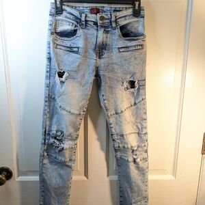 Kids Blue Skinny Jeans